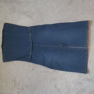 Vintage jean tube dress